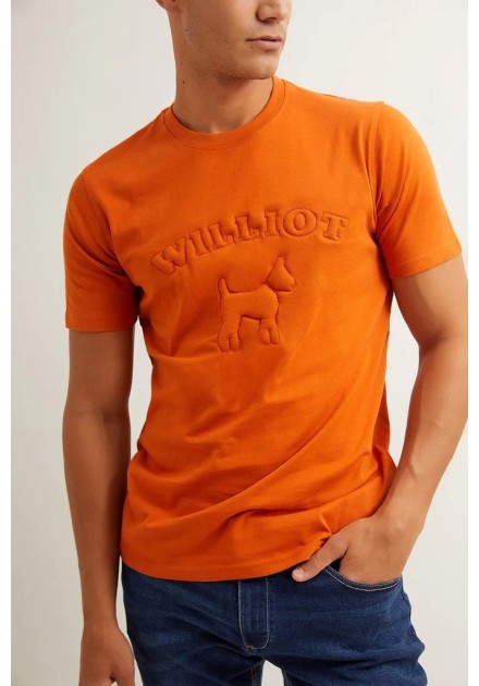 WILLIOT CAMISETA LOGO NARANJA