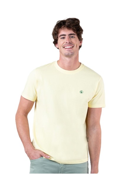 EL GANSO CAMISETA GARMENT DYED AMARILLO 1100s240028