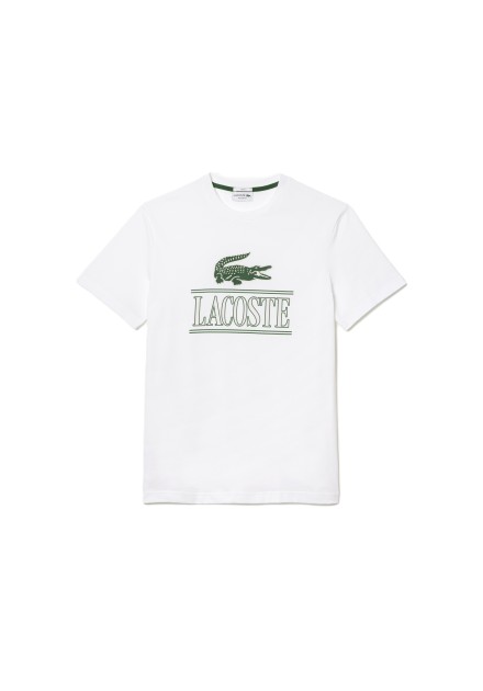 LACOSTE CAMISETA ALGODON  GRUESO REGULAR FIT TH1218 00 001