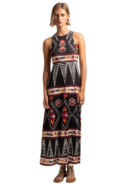 PEACE & CHAOS VESTIDO MAXI METEMPSICOSIS S24904