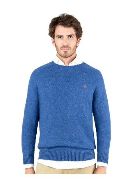 ELGANSO JERSEY MERINO AZUL