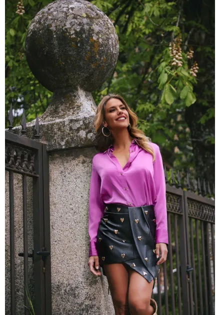 CAMALEONICA BLUSA GALAN FUCSIA