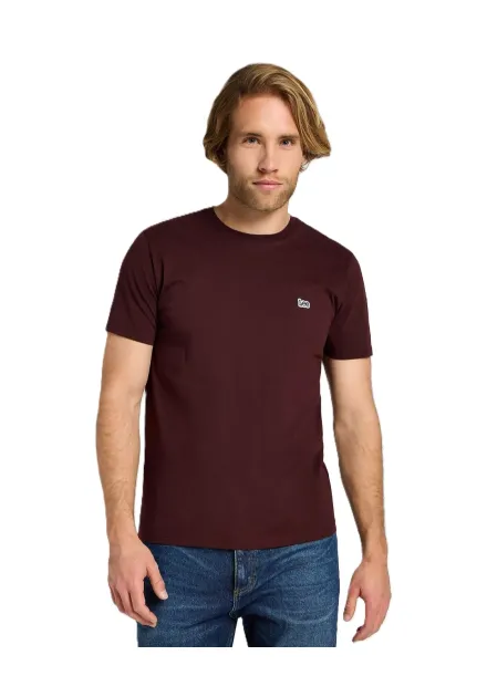 LEE CAMISETA BASICA PATCH LOGO TEE VELVET BEET 112355585