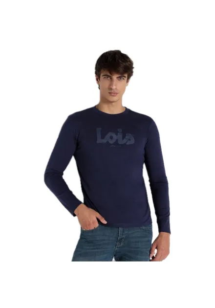 LOIS CAMISETA BASICA LOGO PECHO MARINO 157023178