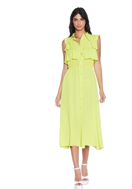 VESTIDO RELISH MIDI WALSH CAMISERO