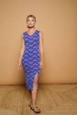 MINUETO VESTIDO MUJER 261-254 AZUL - Imagen 2