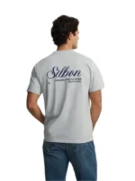 SILBON CAMISETA HOMBRE S261040402073 CELESTE - Imagen 2