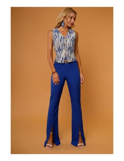 CAMALEONICA PANTALON MUJER MARGARET AZUL