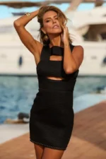 CAMALEONICA VESTIDO MUJER CHARLOTTE NEGRO - Imagen 2