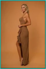 CAMALEONICA VESTIDO MUJER DOROTHY MOSTAZA - Imagen 3