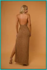 CAMALEONICA VESTIDO MUJER DOROTHY MOSTAZA - Imagen 4