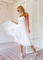 CAMALEONICA VESTIDO MUJER EDWARDS BLANCO - Imagen 2