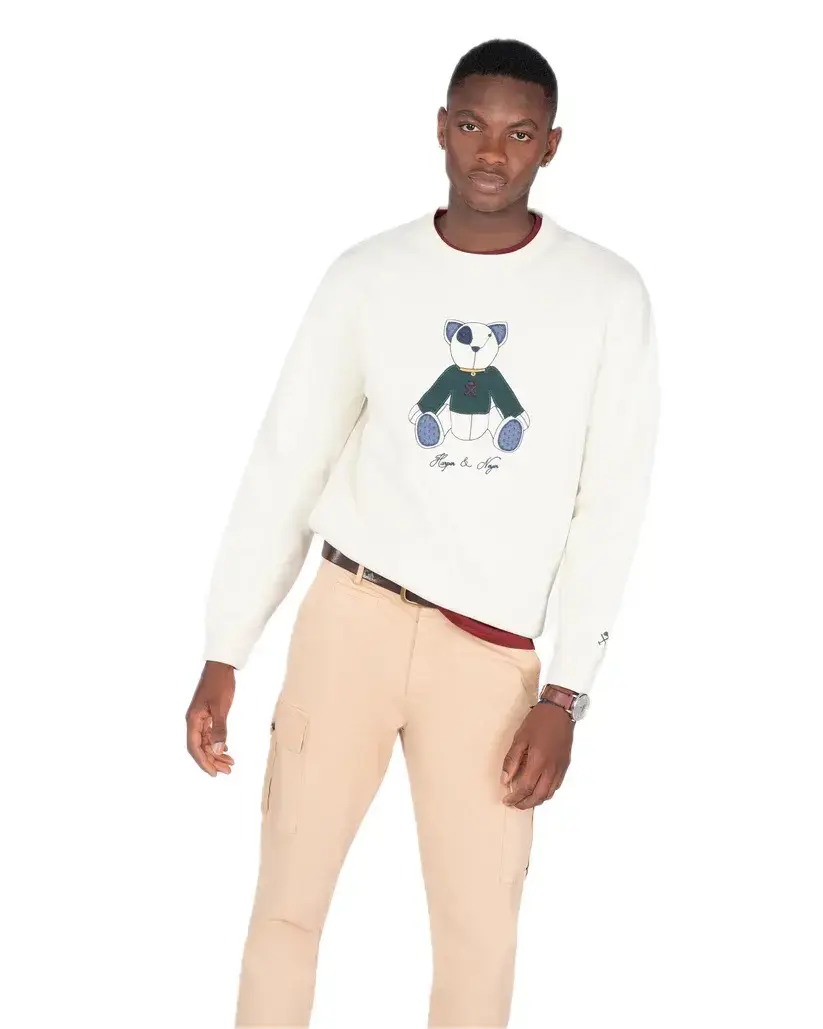 9125_1_V1 HARPER AND NEYER SUDADERA HOMBRE 404125003 CRUDO - Imagen 1