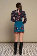 MINUETO FALDA MUJER 252-112 AZUL - Imagen 2