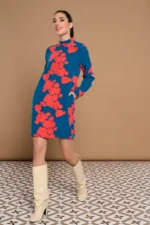 MINUETO VESTIDO MUJER 252-221 AZUL - Imagen 5