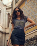CAMALEONICA FALDA MUJER FALDA MOQUI UNICO