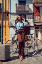 CAMALEONICA PANTALON MUJER PANTALON DRUZY UNICO - Imagen 4