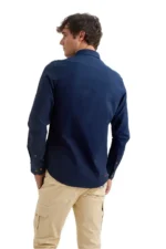 WILLIOT CAMISA HOMBRE WiFW25HBCA007 MARINO - Imagen 2