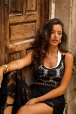 CAMALEONICA CAMISA MUJER CAMISETA LICANURO NEGRO - Imagen 3