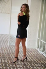 CAMALEONICA CAMISETA MUJER CAMISETA TARABILLA NEGRO - Imagen 3