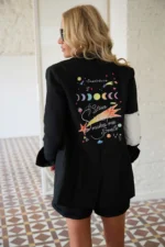 CAMALEONICA ABRIGO MUJER ABRIGO TENCA NEGRO - Imagen 4