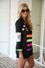 CAMALEONICA ABRIGO MUJER ABRIGO TENCA NEGRO - Imagen 7