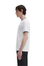 FRED PERRY CAMISETA HOMBRE M1588 100 BLANCO - Imagen 2