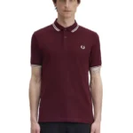 FRED PERRY POLO HOMBRE M3600 597 GRANATE