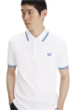 FRED PERRY POLO HOMBRE M3600 94A BLANCO - Imagen 3