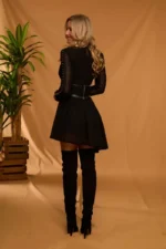 CAMALEONICA VESTIDO MUJER CAMPOS NEGRO - Imagen 3