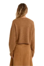 MOLLY BRACKEN JERSEY LA2032EN CAMEL - Imagen 2