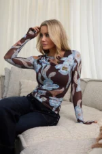 CAMALEONICA CAMISETAS TOP KELWIN ESTAMPADO - Imagen 2