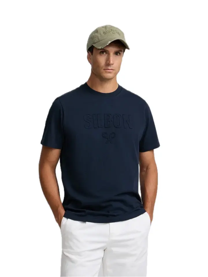 12679_1_V0 SILBON CAMISETAS FW261010402406 MARINO - Imagen 1